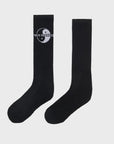 T&C Surf Designs YY Socks - Black/White