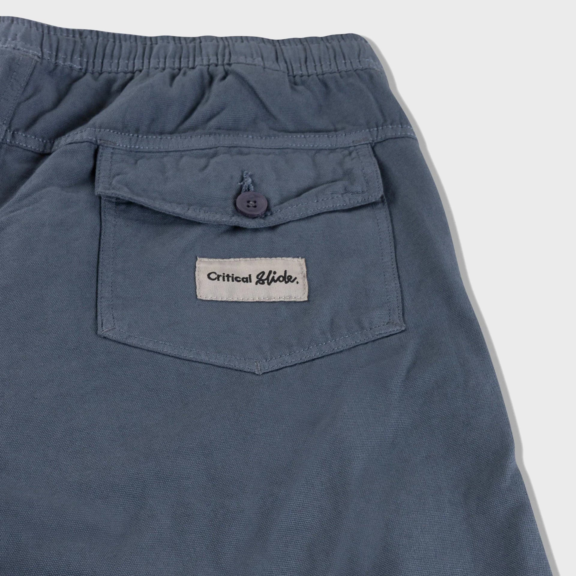 The Critical Slide Society Mens All Day Canvas Shorts - Blue - ManGo Surfing