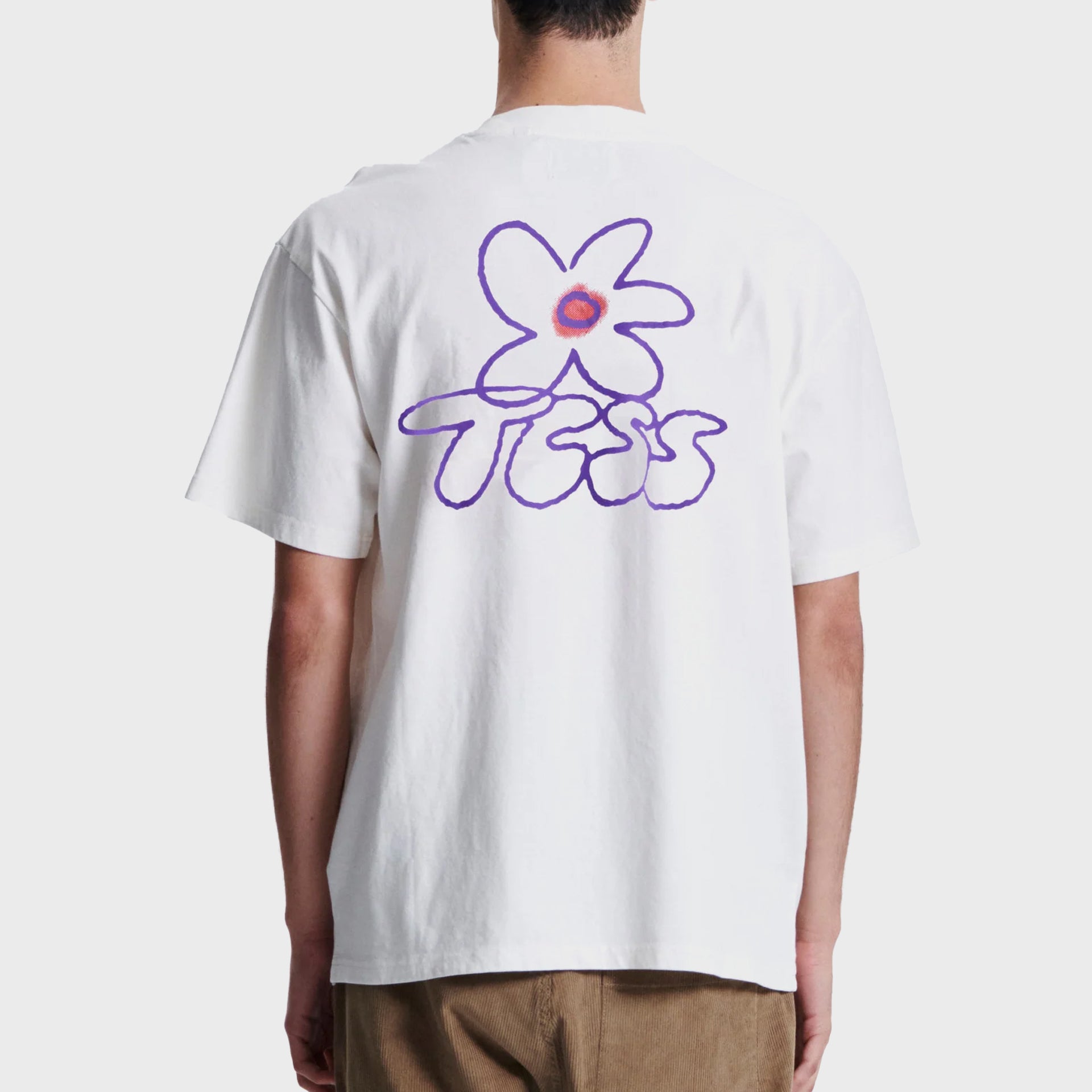The Critical Slide Society Mens Blooms T-Shirt - Vintage White - ManGo Surfing