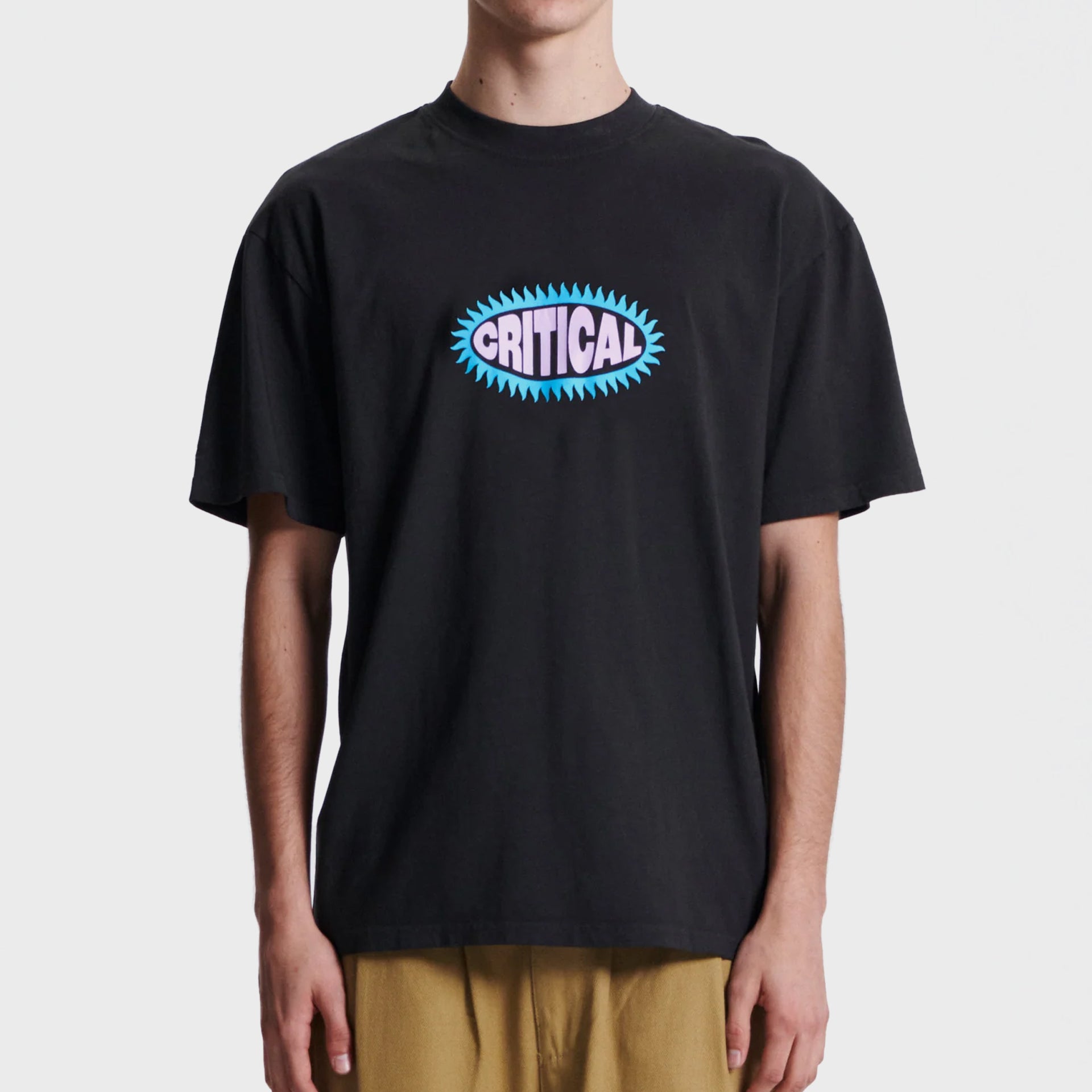 The Critical Slide Society Mens Burst T-Shirt - Phantom - ManGo Surfing