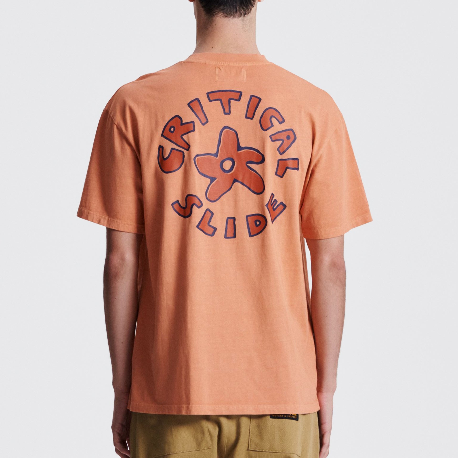 The Critical Slide Society Mens Coil T-Shirt - Dark Peach - ManGo Surfing