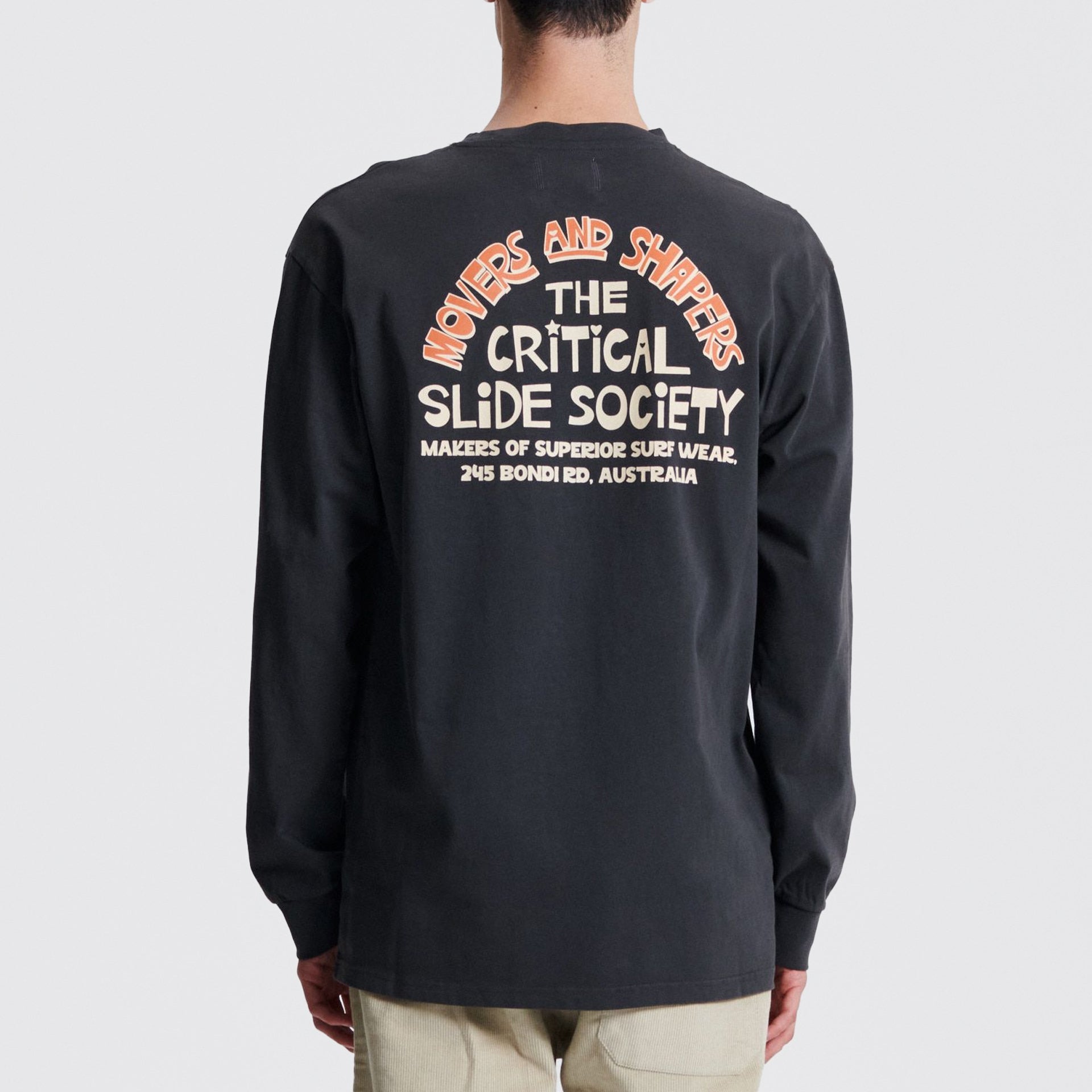The Critical Slide Society Mens Community Long Sleeve T-Shirt - Phantom - ManGo Surfing