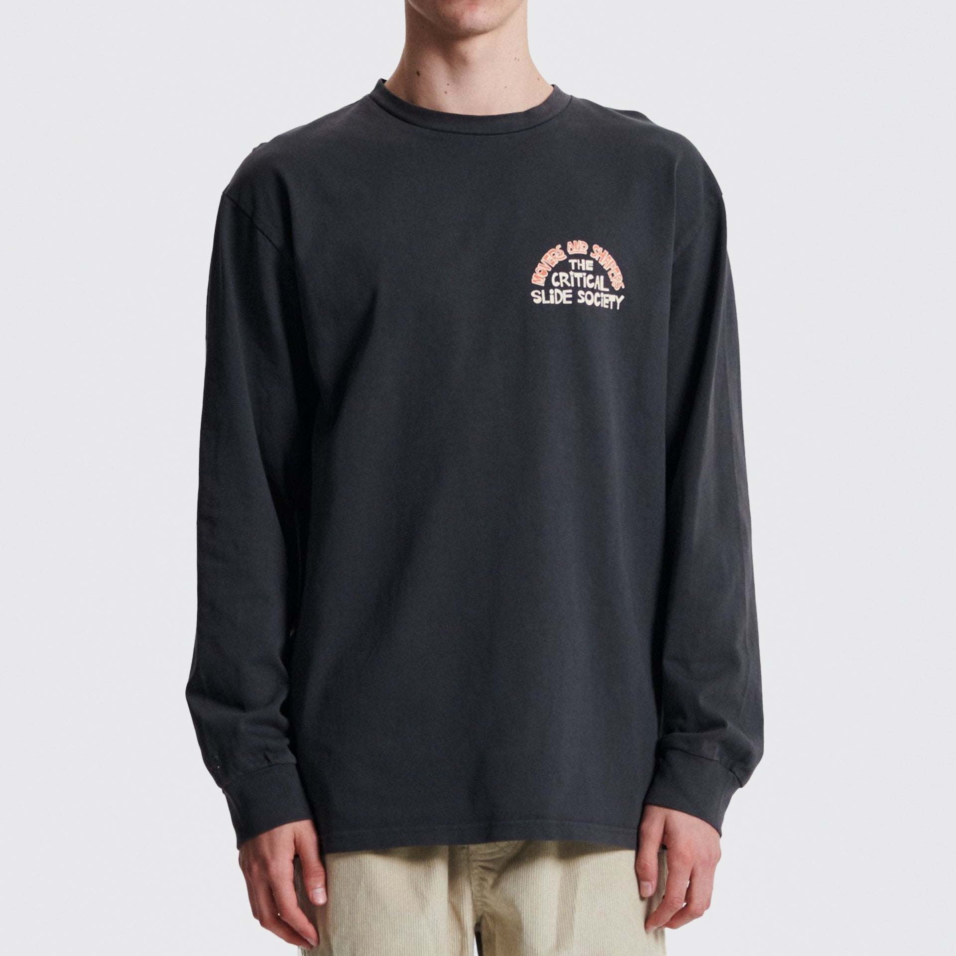 The Critical Slide Society Mens Community Long Sleeve T-Shirt - Phantom - ManGo Surfing