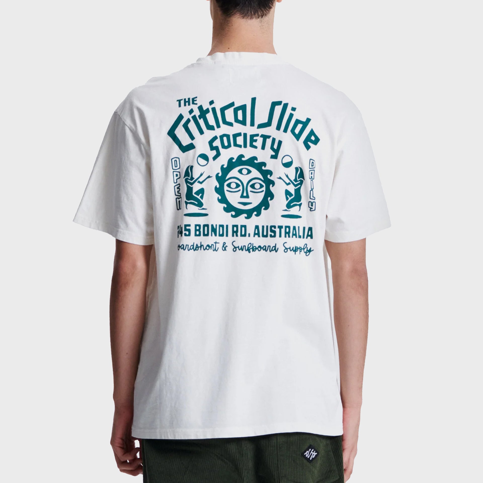 The Critical Slide Society Mens Futures T-Shirt - Vintage White - ManGo Surfing