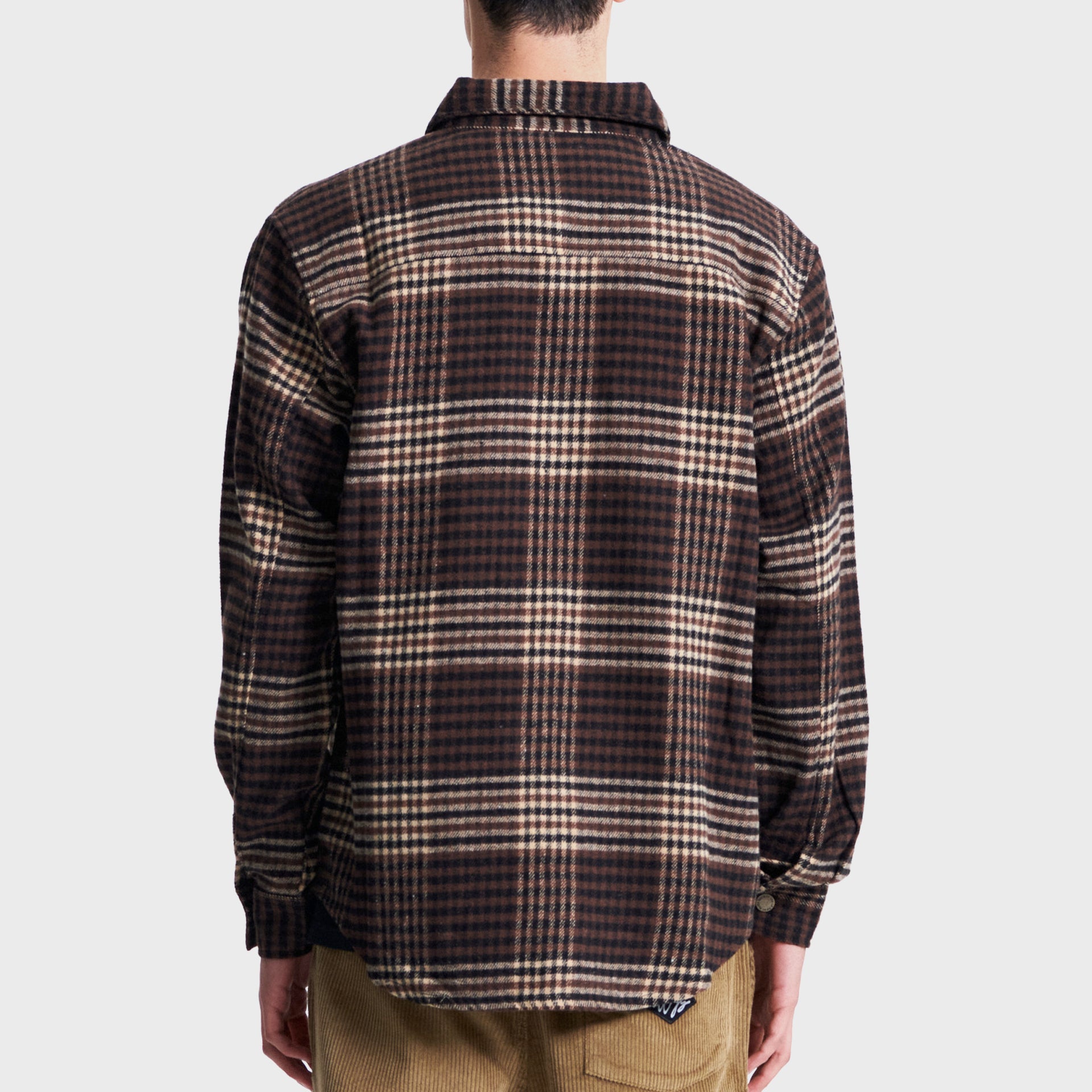 The Critical Slide Society Mens Huski Overshirt - Brown - ManGo Surfing