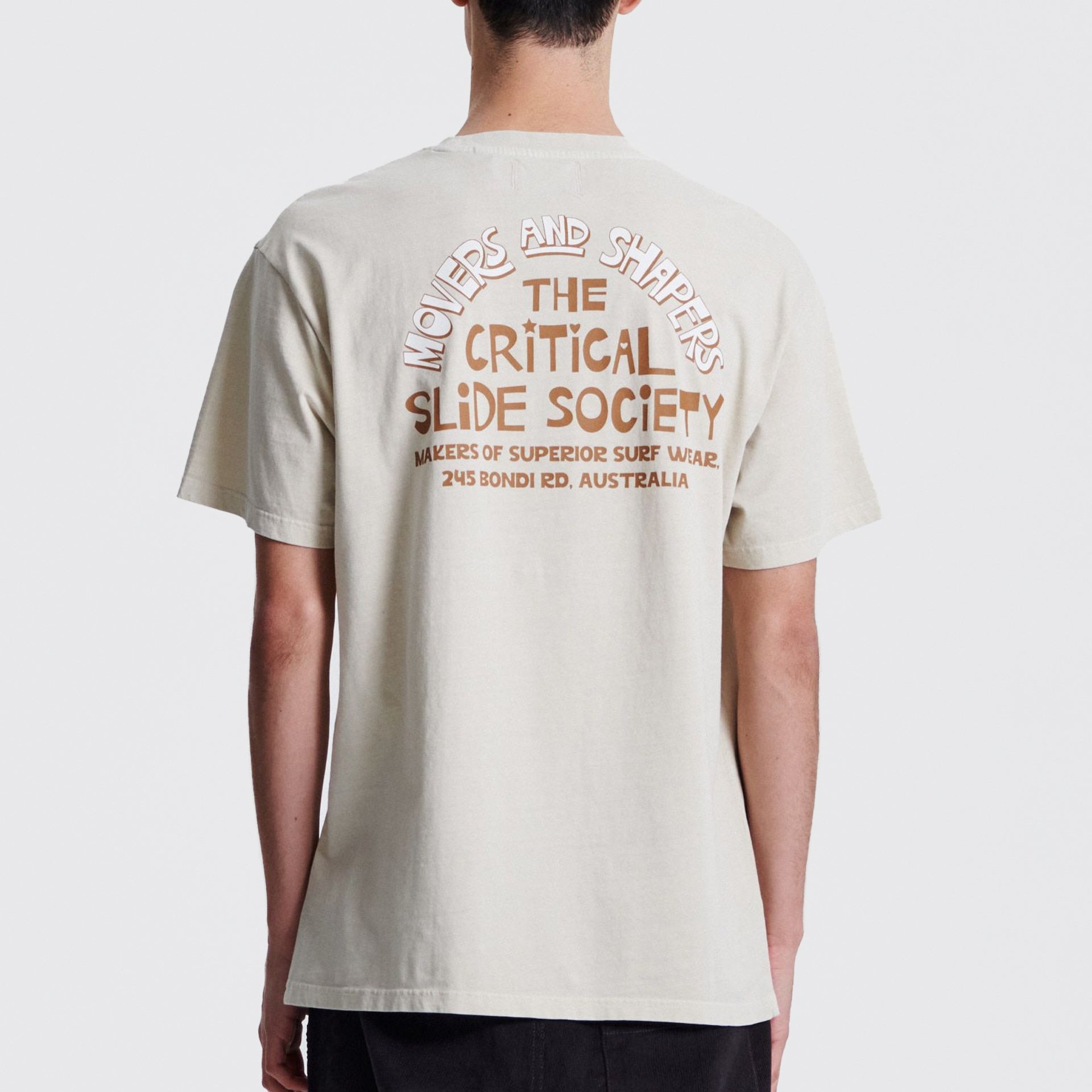The Critical Slide Society Mens Journey T-Shirt - Bone - ManGo Surfing