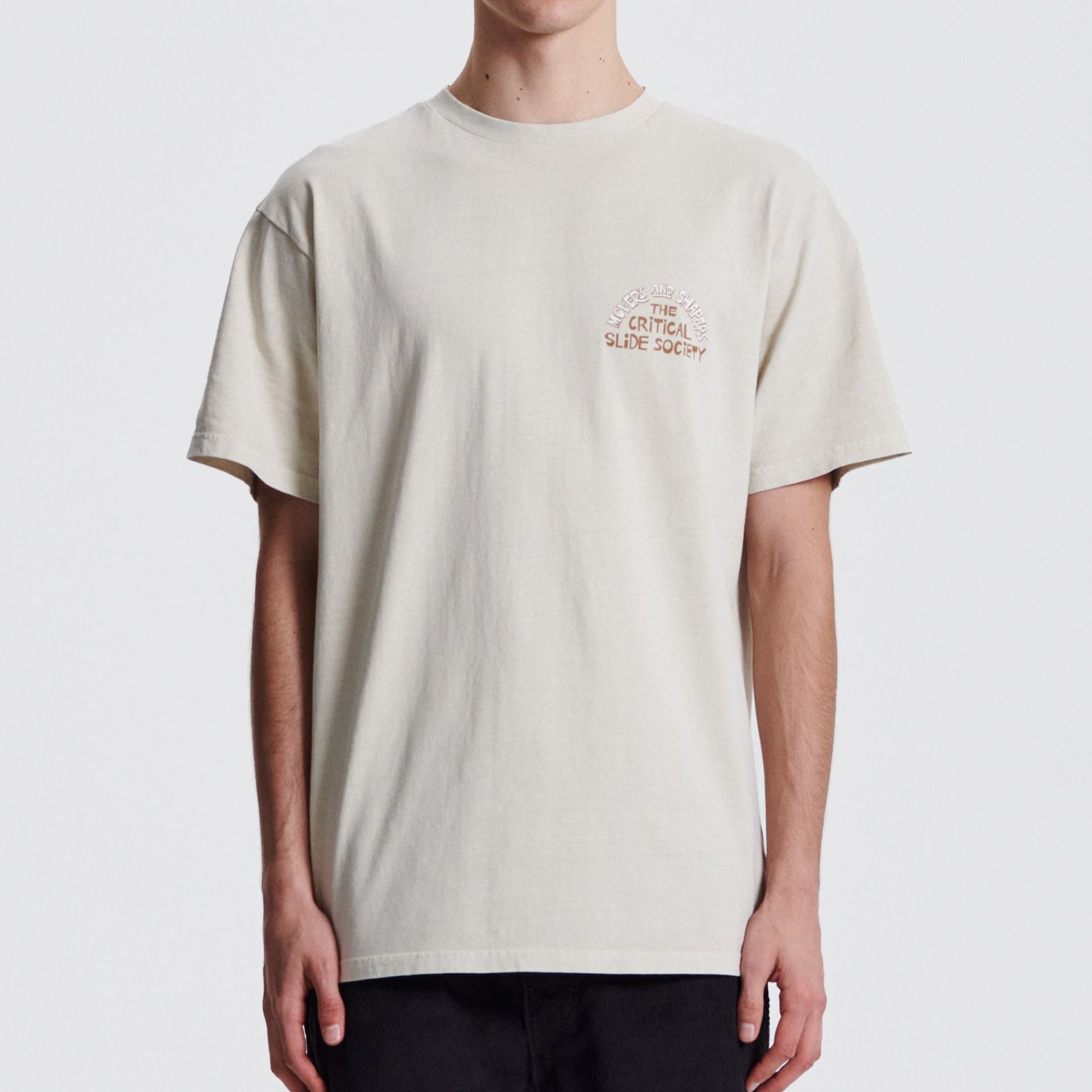 The Critical Slide Society Mens Journey T-Shirt - Bone - ManGo Surfing