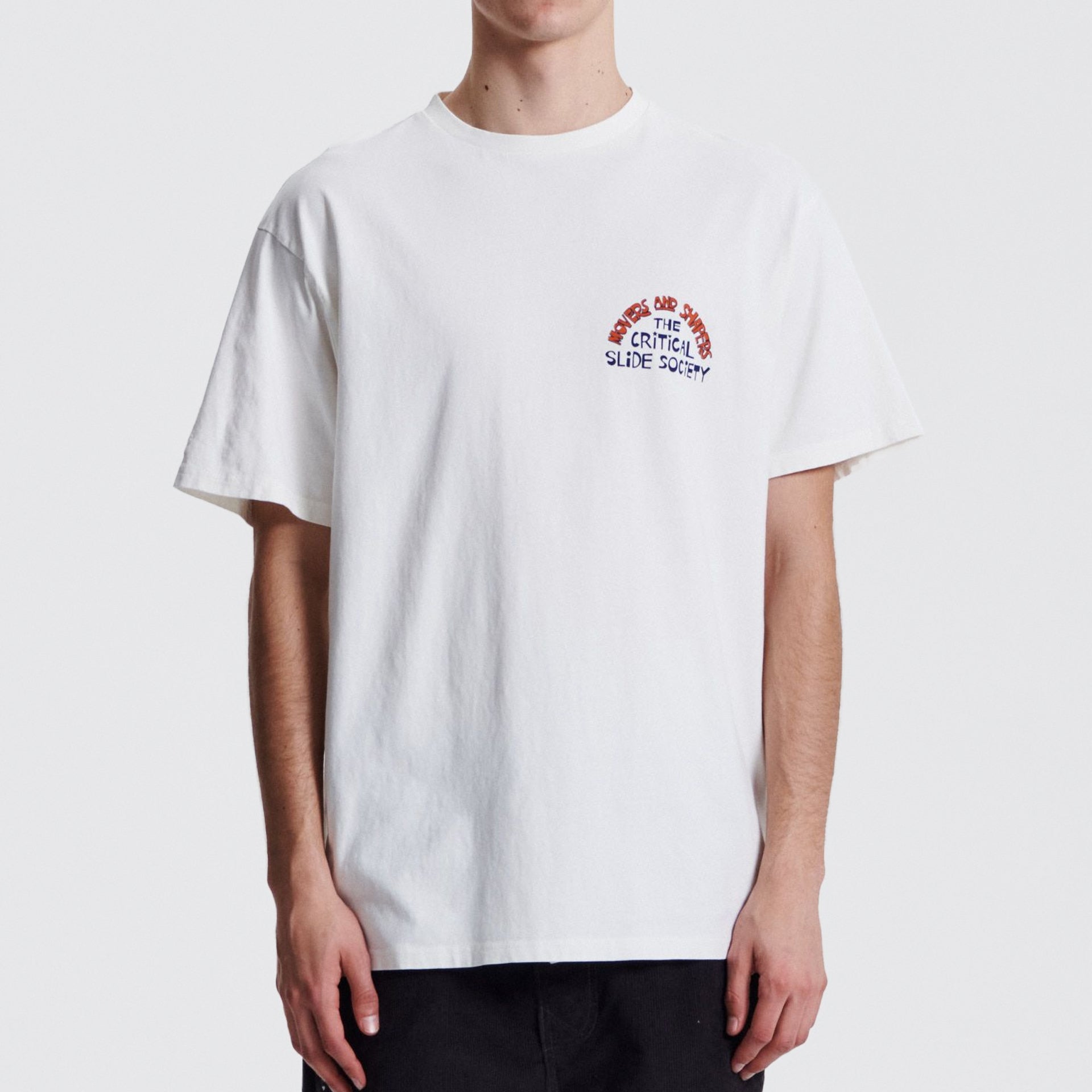The Critical Slide Society Mens Journey T-Shirt - Vintage White - ManGo Surfing