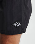 The Critical Slide Society Mens Nucleus 16" Trunks - Black - ManGo Surfing