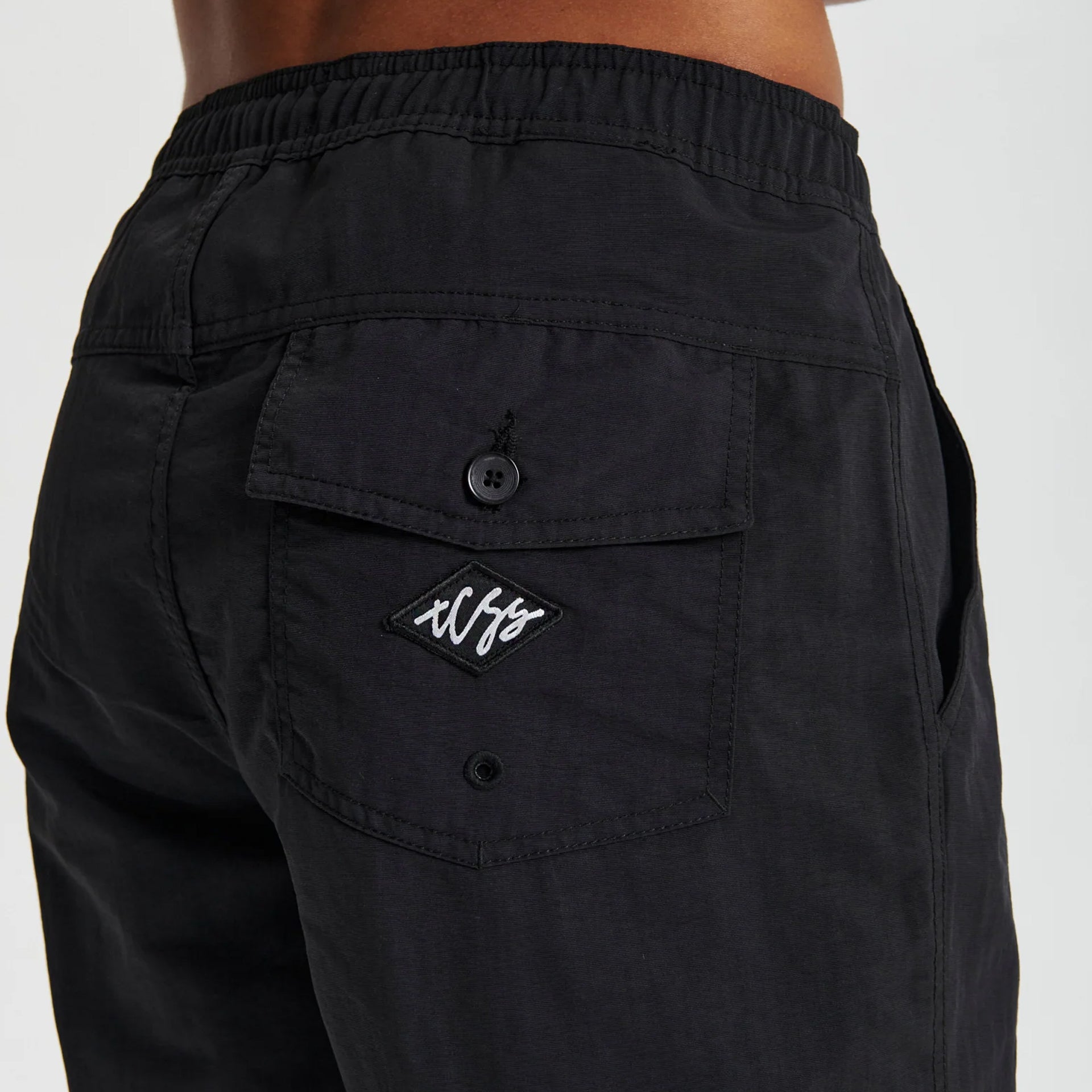 The Critical Slide Society Mens Nucleus 16" Trunks - Black - ManGo Surfing