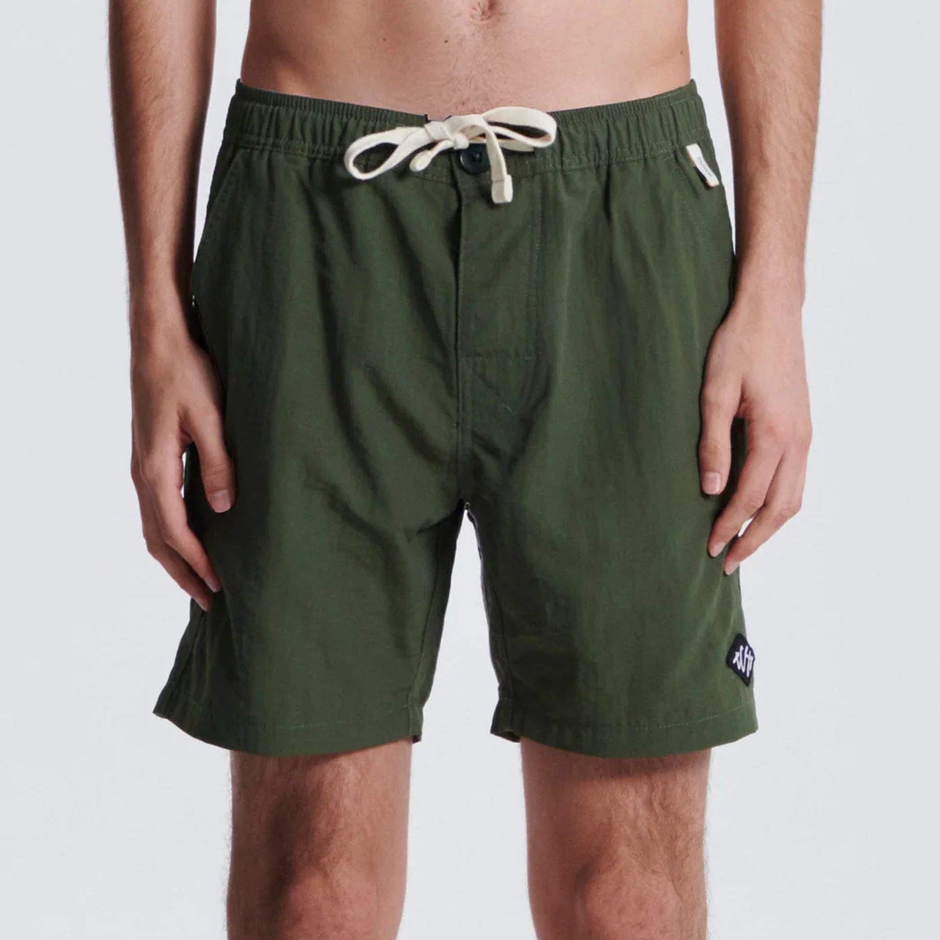 The Critical Slide Society Mens Nucleus 16" Trunks - Green - ManGo Surfing