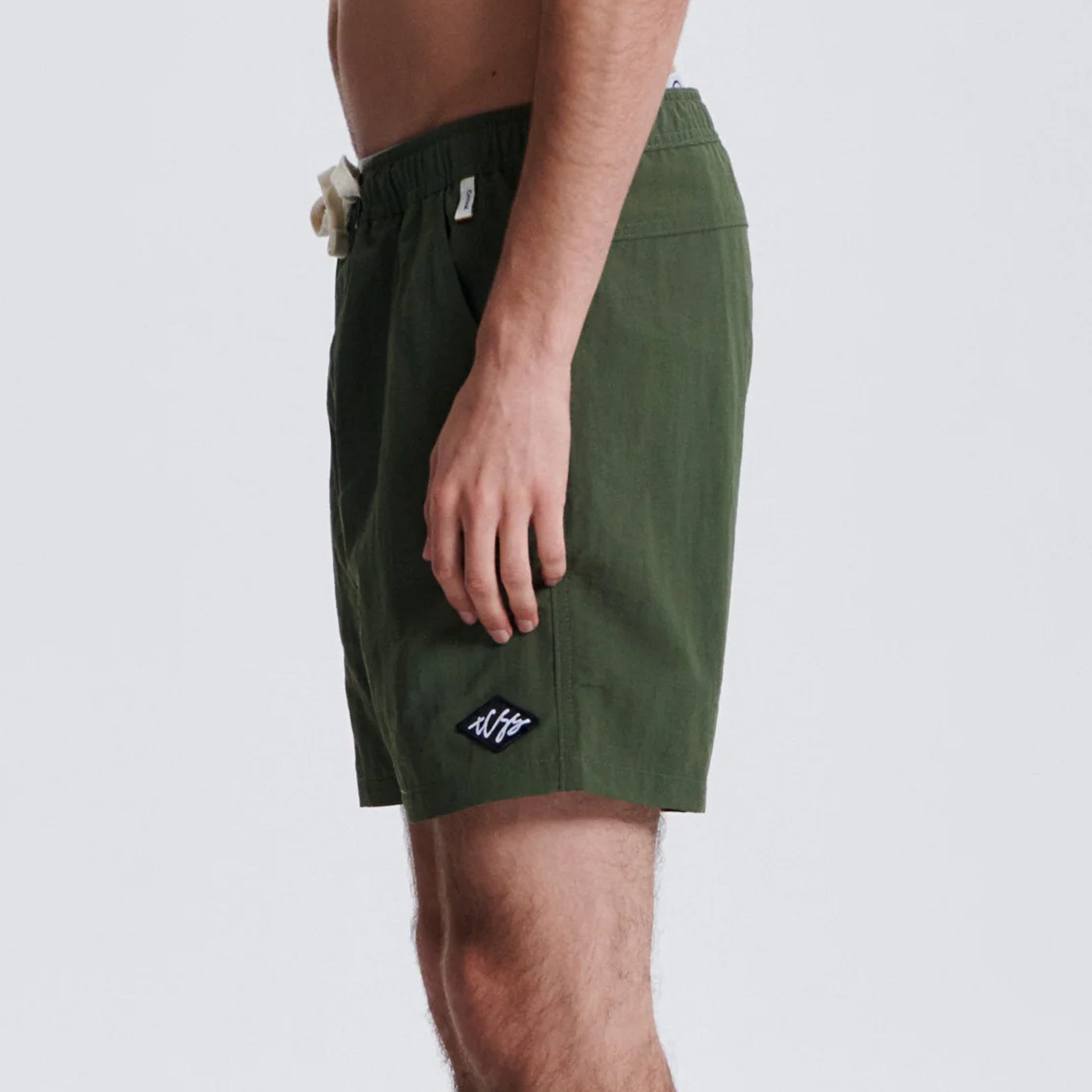 The Critical Slide Society Mens Nucleus 16" Trunks - Green - ManGo Surfing