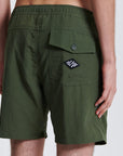 The Critical Slide Society Mens Nucleus 16" Trunks - Green - ManGo Surfing