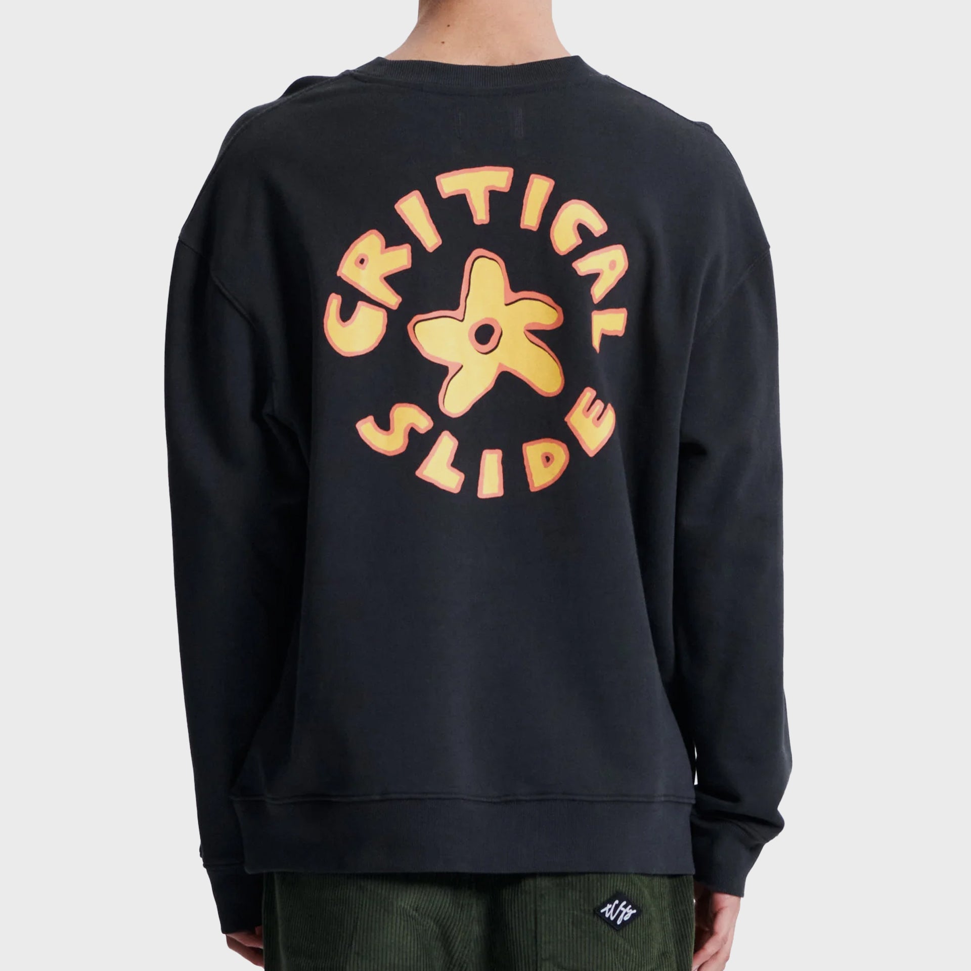 The Critical Slide Society Mens Seeker Crew Sweatshirt - Phantom - ManGo Surfing