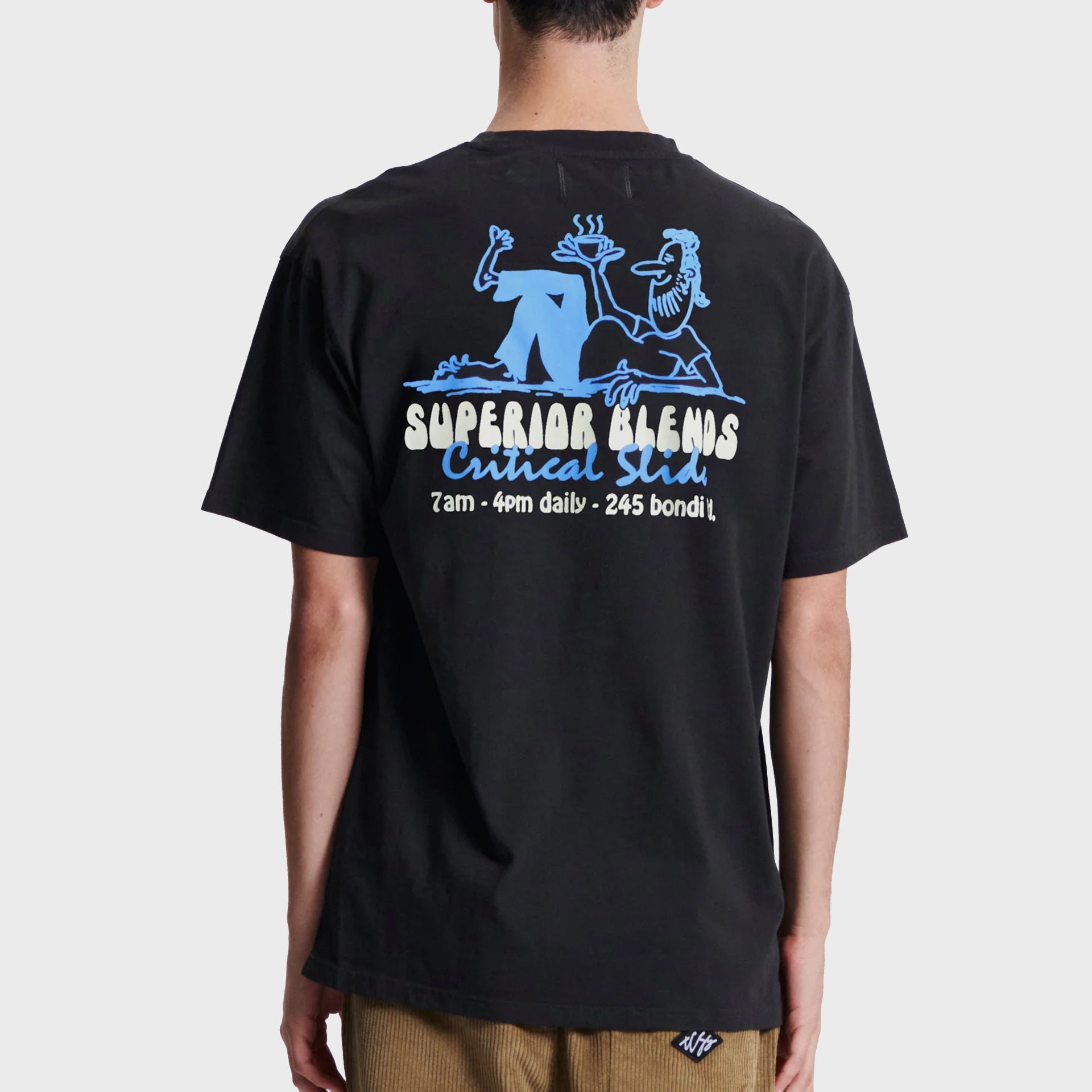 The Critical Slide Society Mens The Blends T-Shirt - Phantom - ManGo Surfing