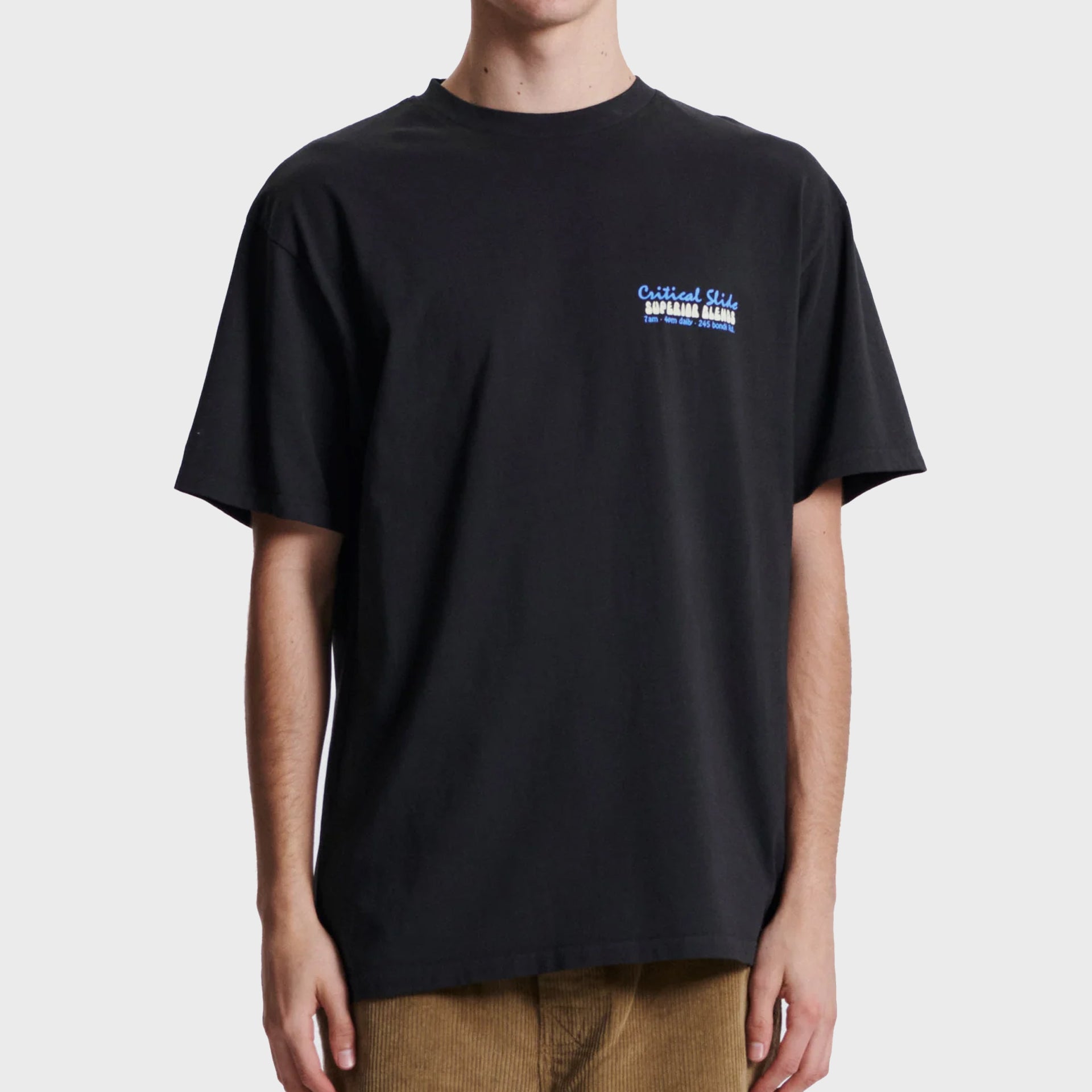 The Critical Slide Society Mens The Blends T-Shirt - Phantom - ManGo Surfing