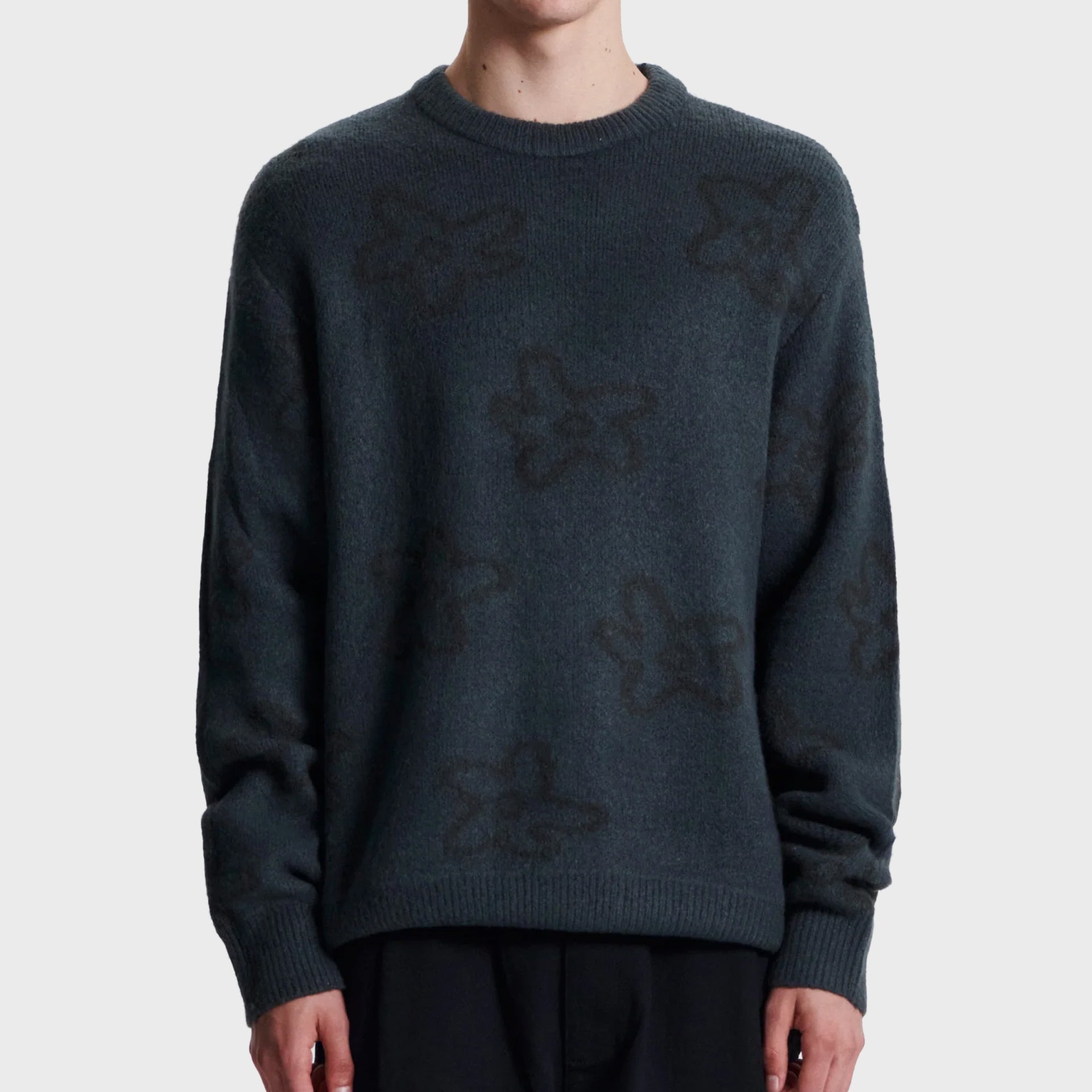 The Critical Slide Society Mens Vanguard Crew Sweatshirt - Black - ManGo Surfing