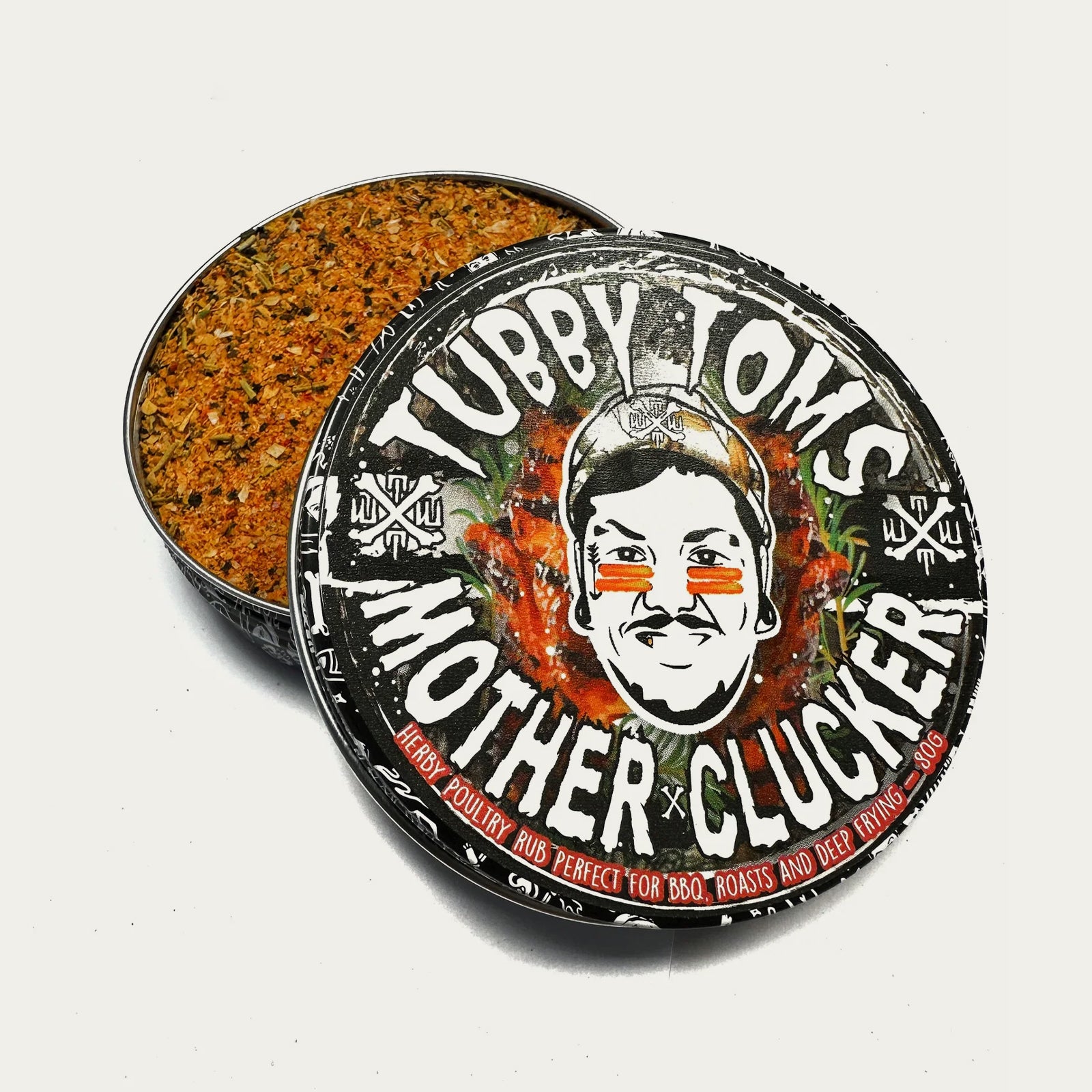Tubby Tom's Mother Clucker Seasoning Tin - 80g