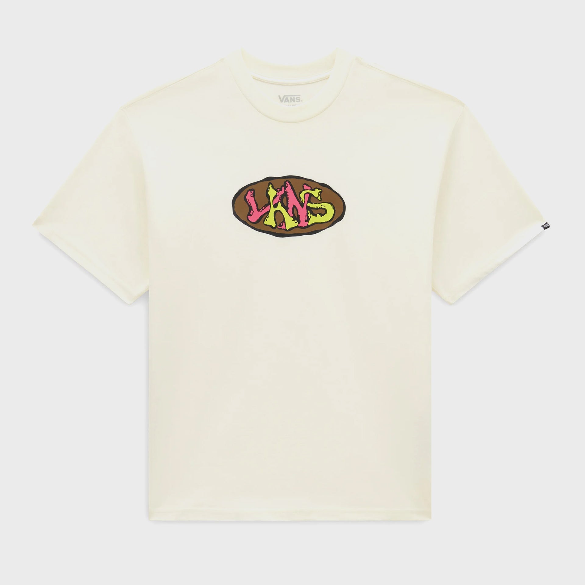 Vans Mens Lopside T-Shirt - Marshmallow - ManGo Surfing