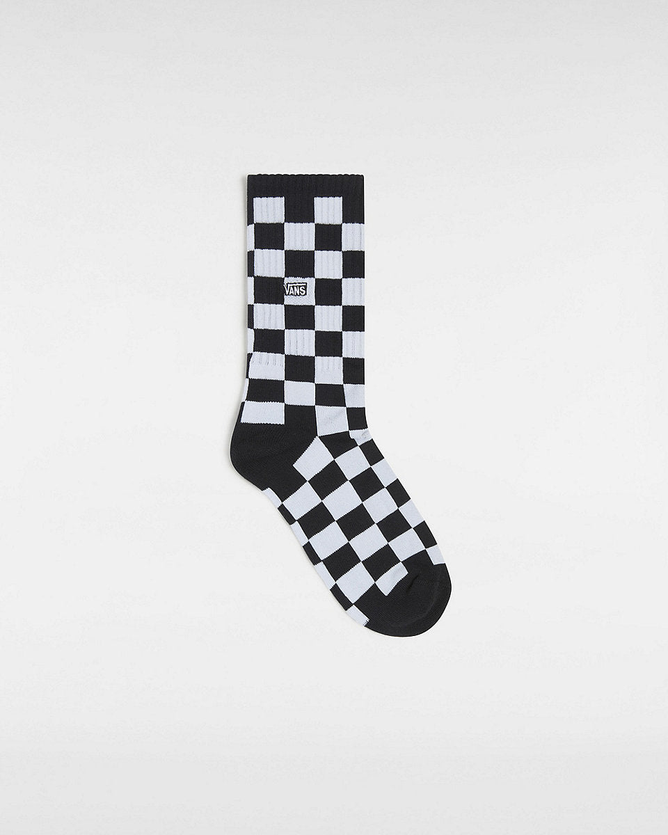 Vans Kids Classic Check Crew Socks (1 Pair) - Black/White - ManGo Surfing