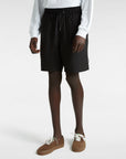 Vans Mens Primary Solid 17" Elastic Boardshorts - Black - ManGo Surfing