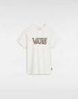 Vans Girls Felidae Drop V T-Shirt (8-14 years) - Marshmallow - ManGo Surfing