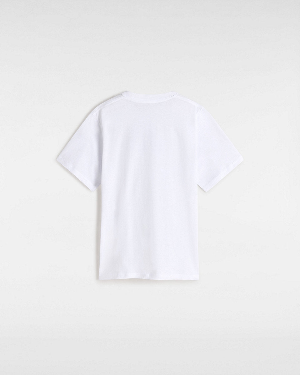 Vans Kids Checker Drop T-Shirt (8-14 Years) - White - ManGo Surfing