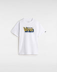 Vans Kids Checker Drop T-Shirt (8-14 Years) - White - ManGo Surfing