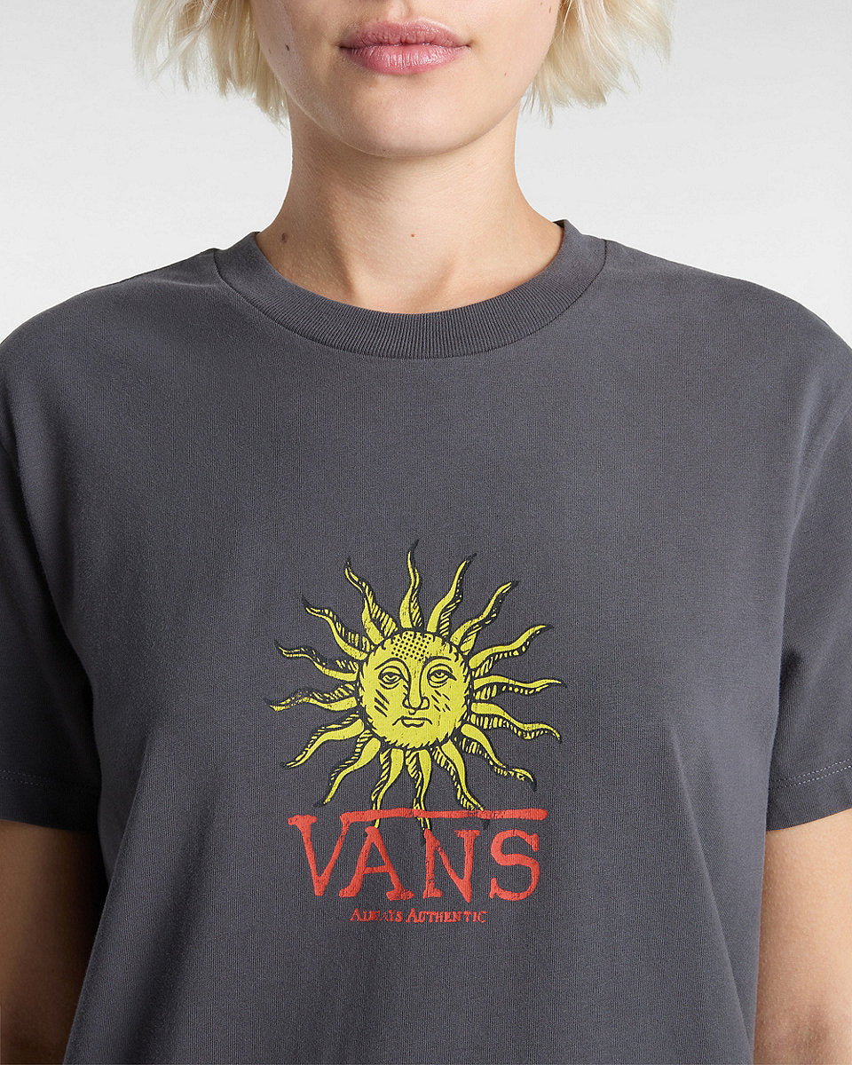 Vans Womens Cosmic Ray BFF T-Shirt - Asphalt - ManGo Surfing