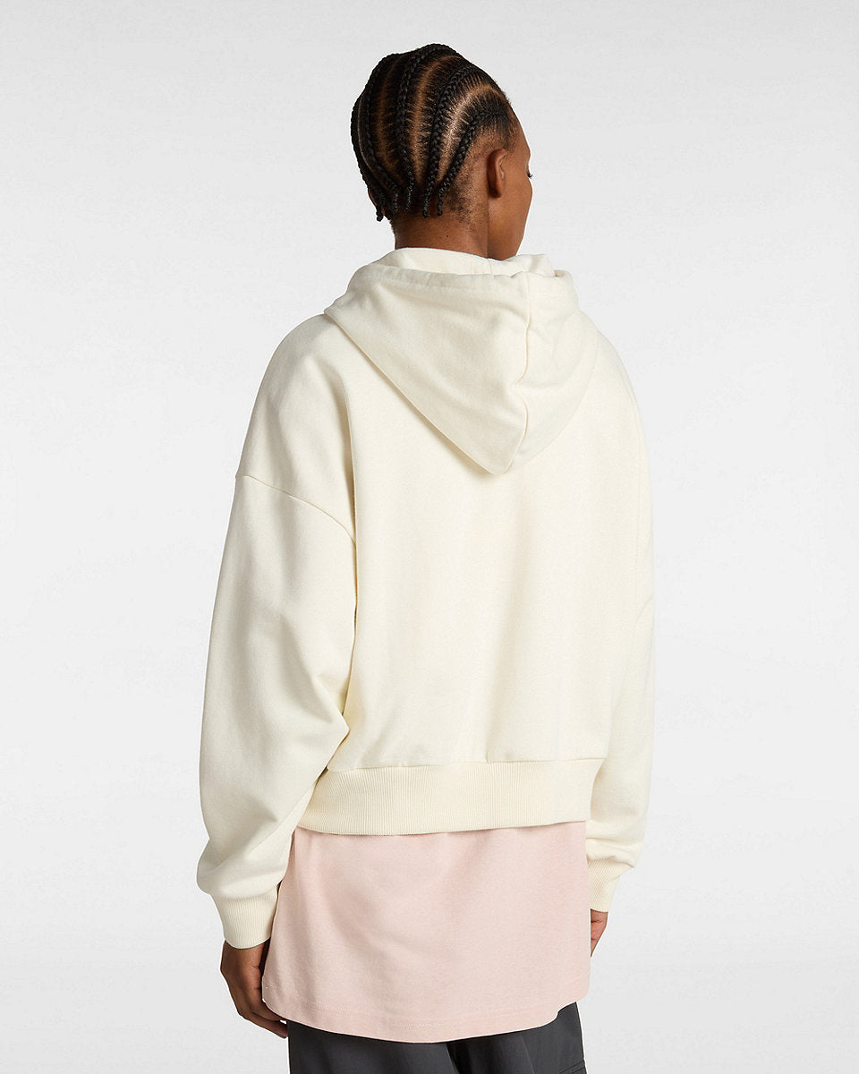 Vans Womens Cosmic Ray Retro Fit Hoodie - Marshmallow - ManGo Surfing