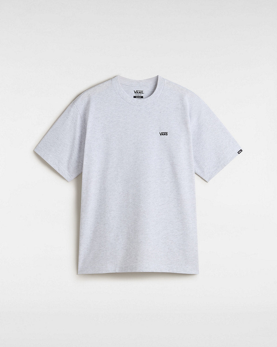 Vans Mens Left Chest Embroidered Logo T-Shirt - Light Grey Heather - ManGo Surfing