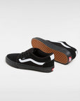 Vans Mens Chukka Low Sidestripe Shoes - Black/Black/White - ManGo Surfing