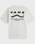 Vans Mens Determined T-Shirt - White/Black - ManGo Surfing