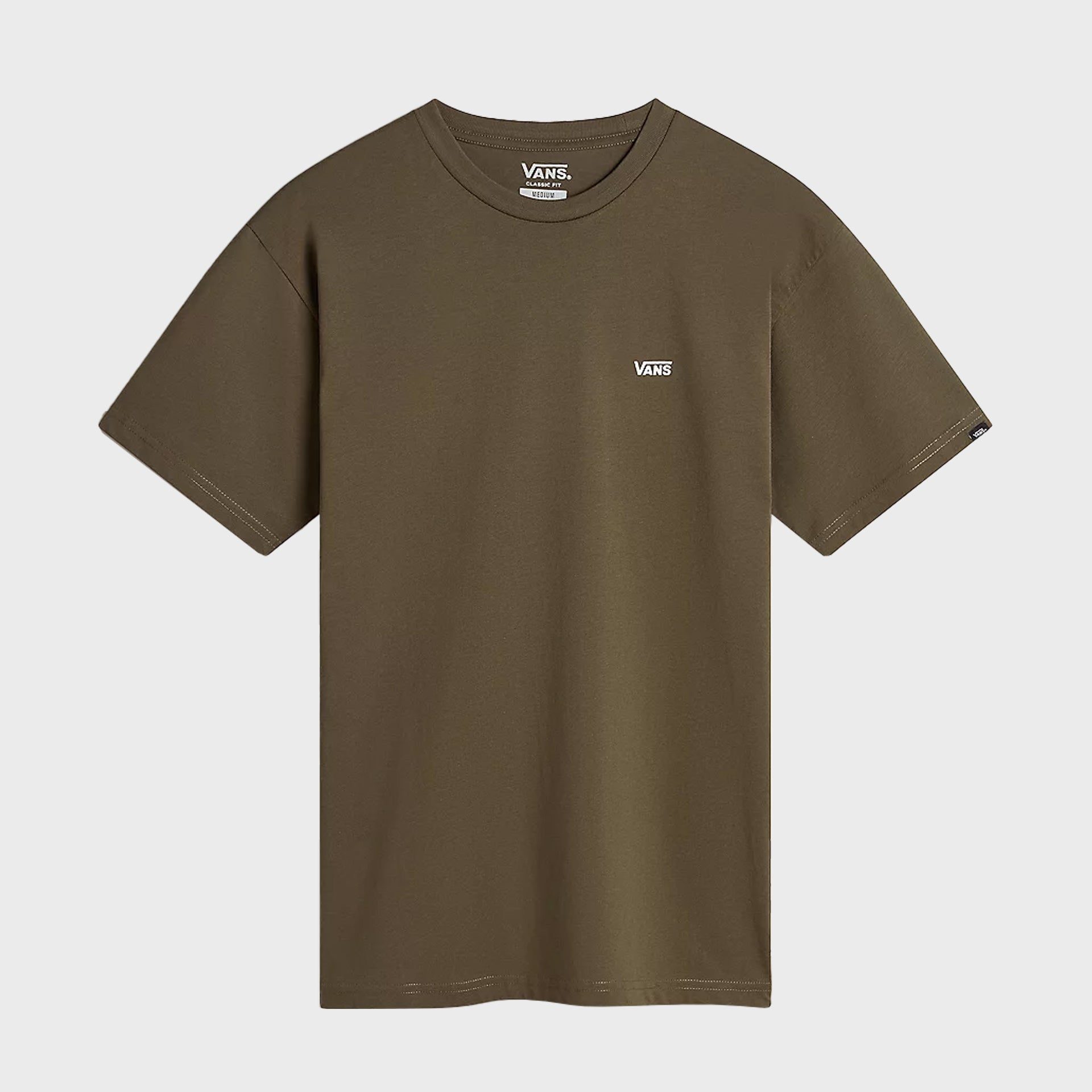 Vans Mens Left Chest Logo T Shirt - Grape Leaf - ManGo Surfing