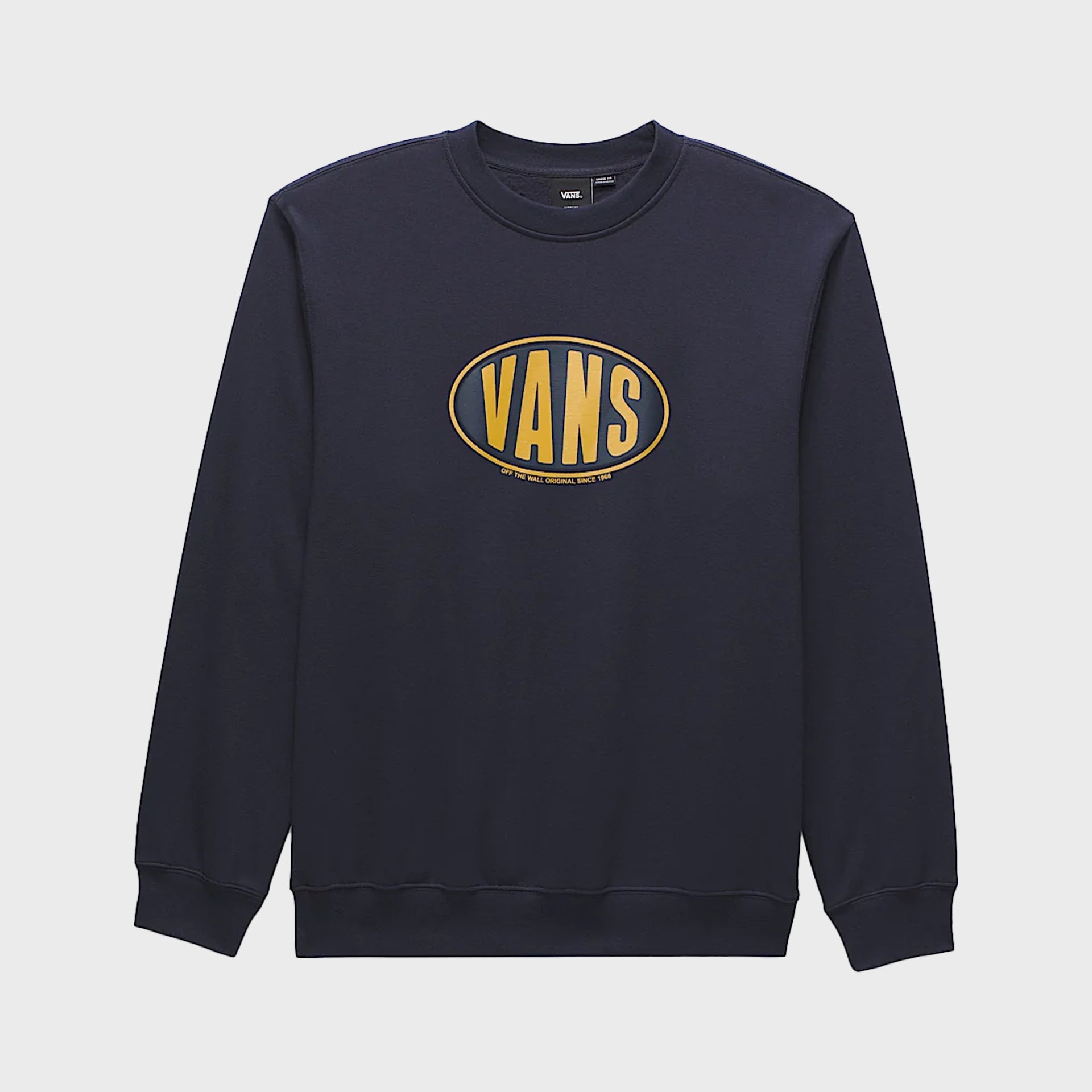 Vans Mens Spray On Loose Crew Sweatshirt - Parisian Night Blue - ManGo Surfing