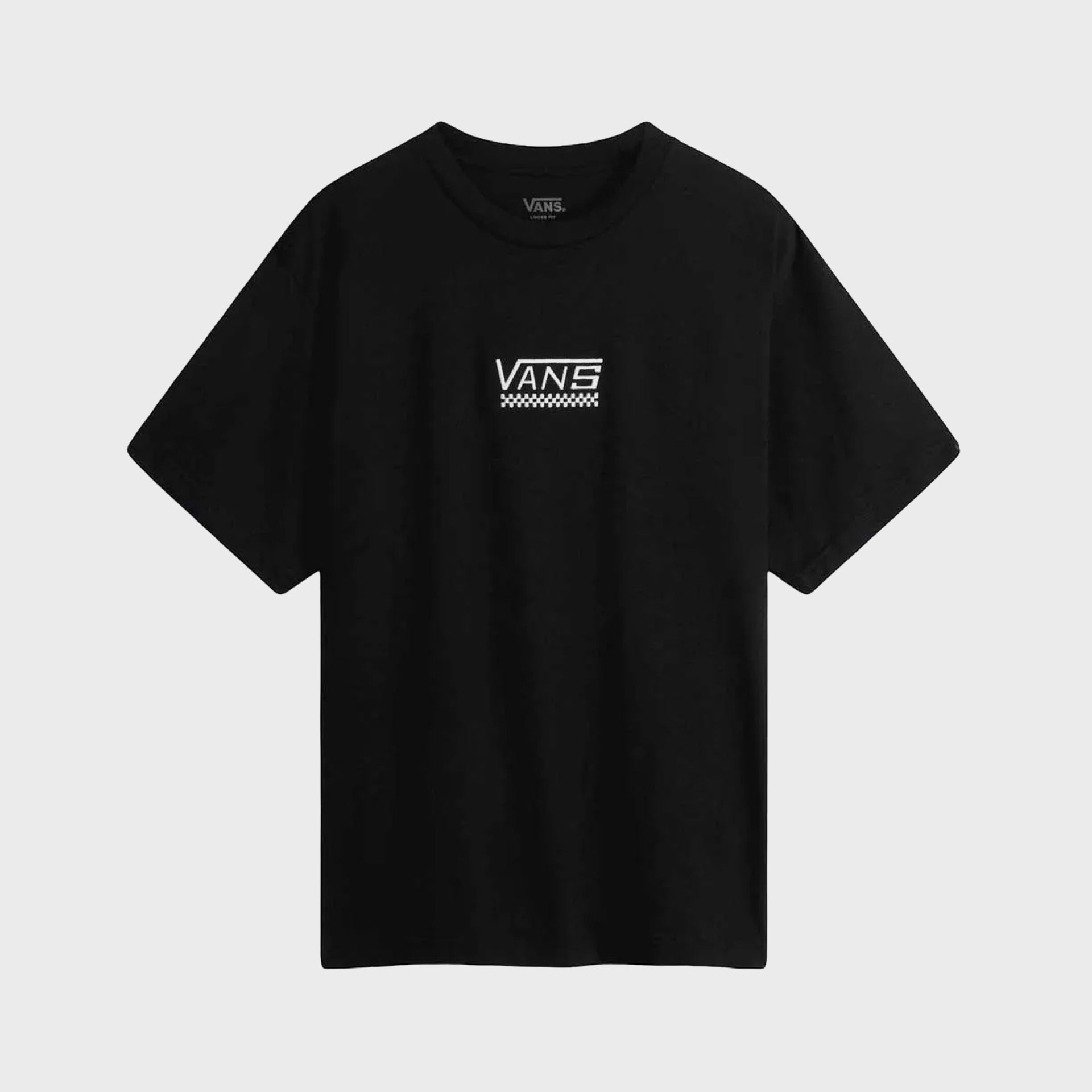 Vans Mens V Check Loose T-Shirt - Black - ManGo Surfing