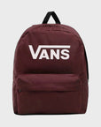 Vans Old Skool Print Backpack - One Size - Port Red - ManGo Surfing