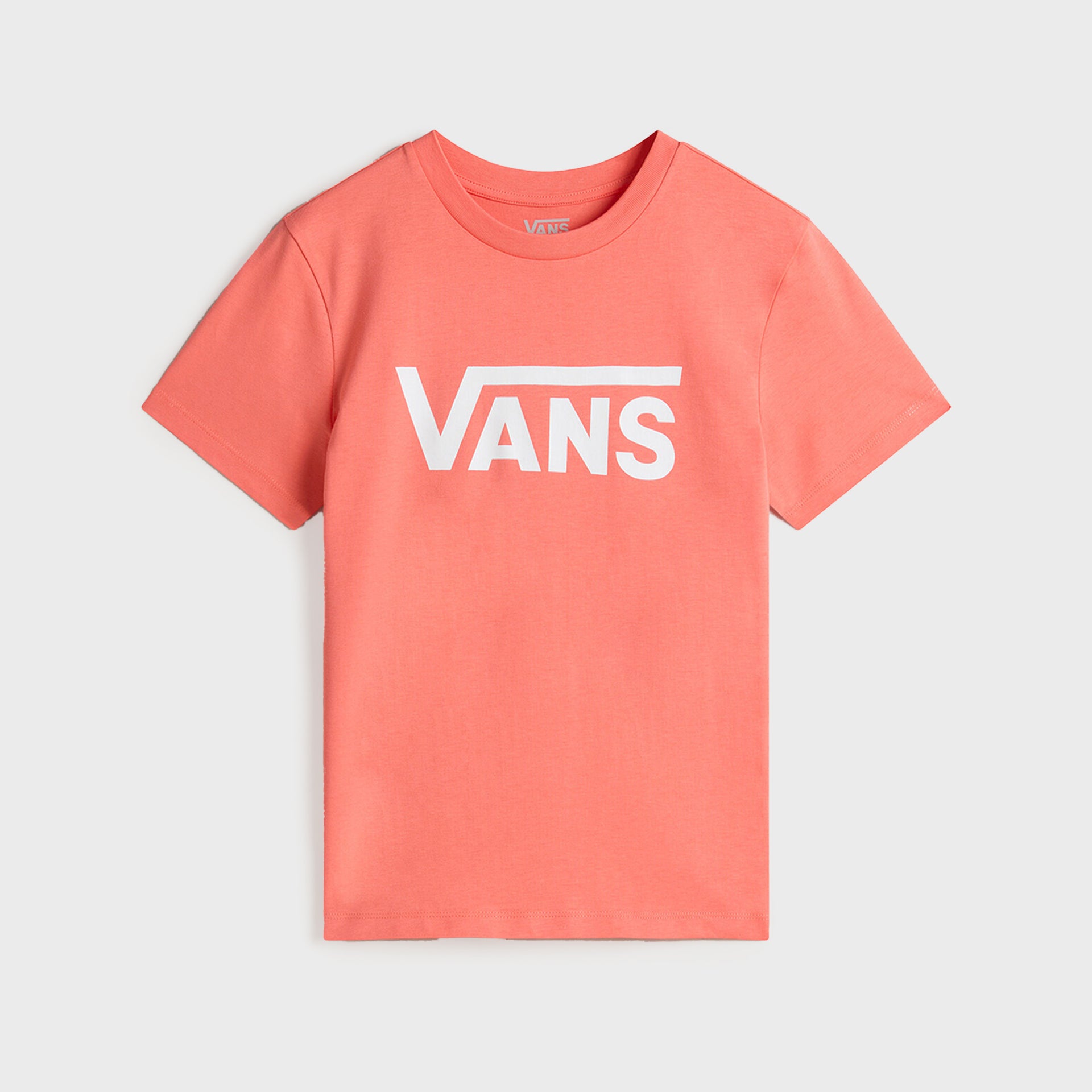 Vans Womens Flying V Crew T-Shirt - Porcelain Rose - ManGo Surfing