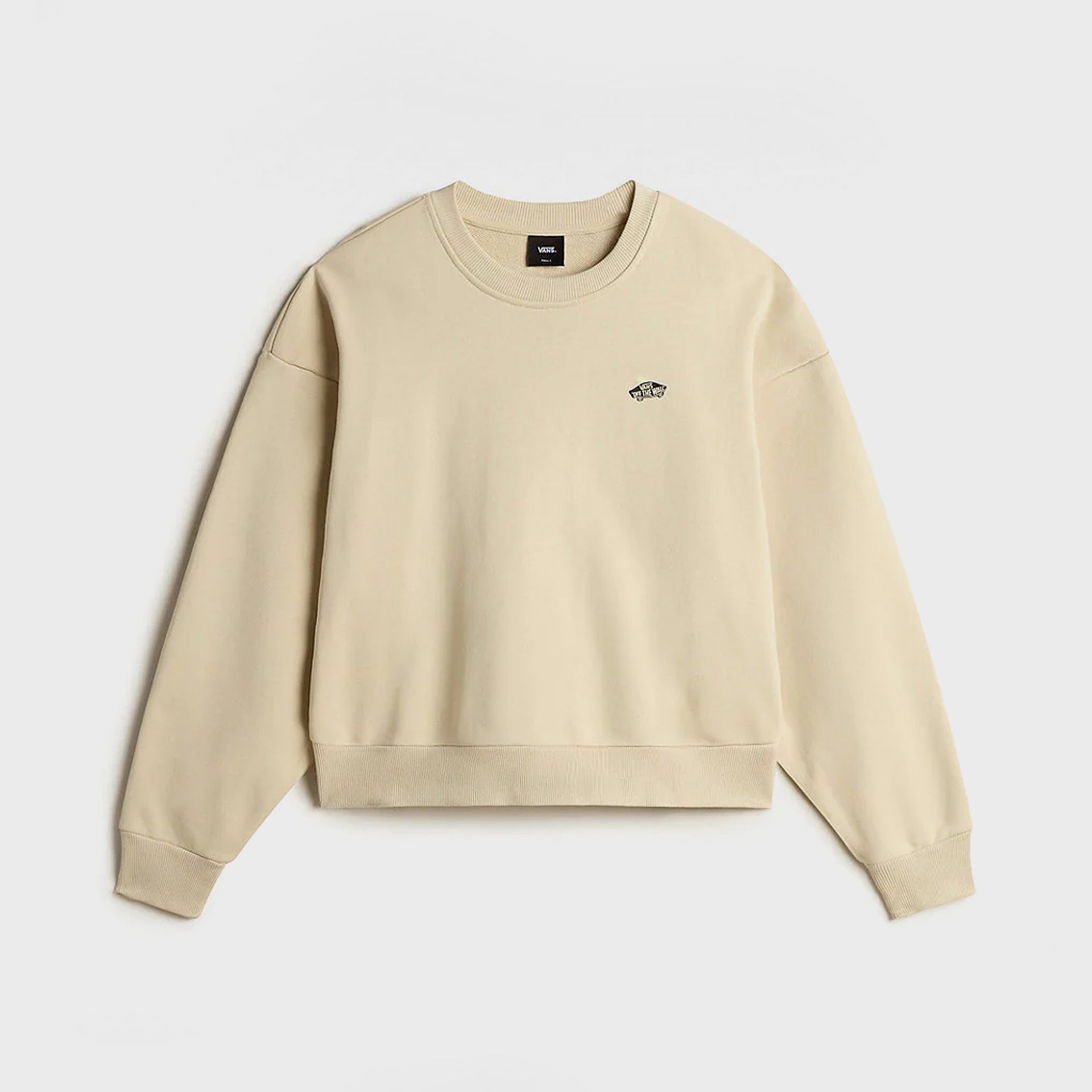 Vans Womens Style 76 Crew Sweatshirt - Oatmeal - ManGo Surfing