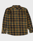 Vissla Mens Eco-zy Long Sleeve Polar Flannel Shirt - Dark Olive