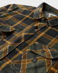Vissla Mens Eco-zy Long Sleeve Polar Flannel Shirt - Dark Olive