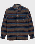 Vissla Mens Peaks Sherpa Ao Eco Long Sleeve Shirt - Dark Khaki