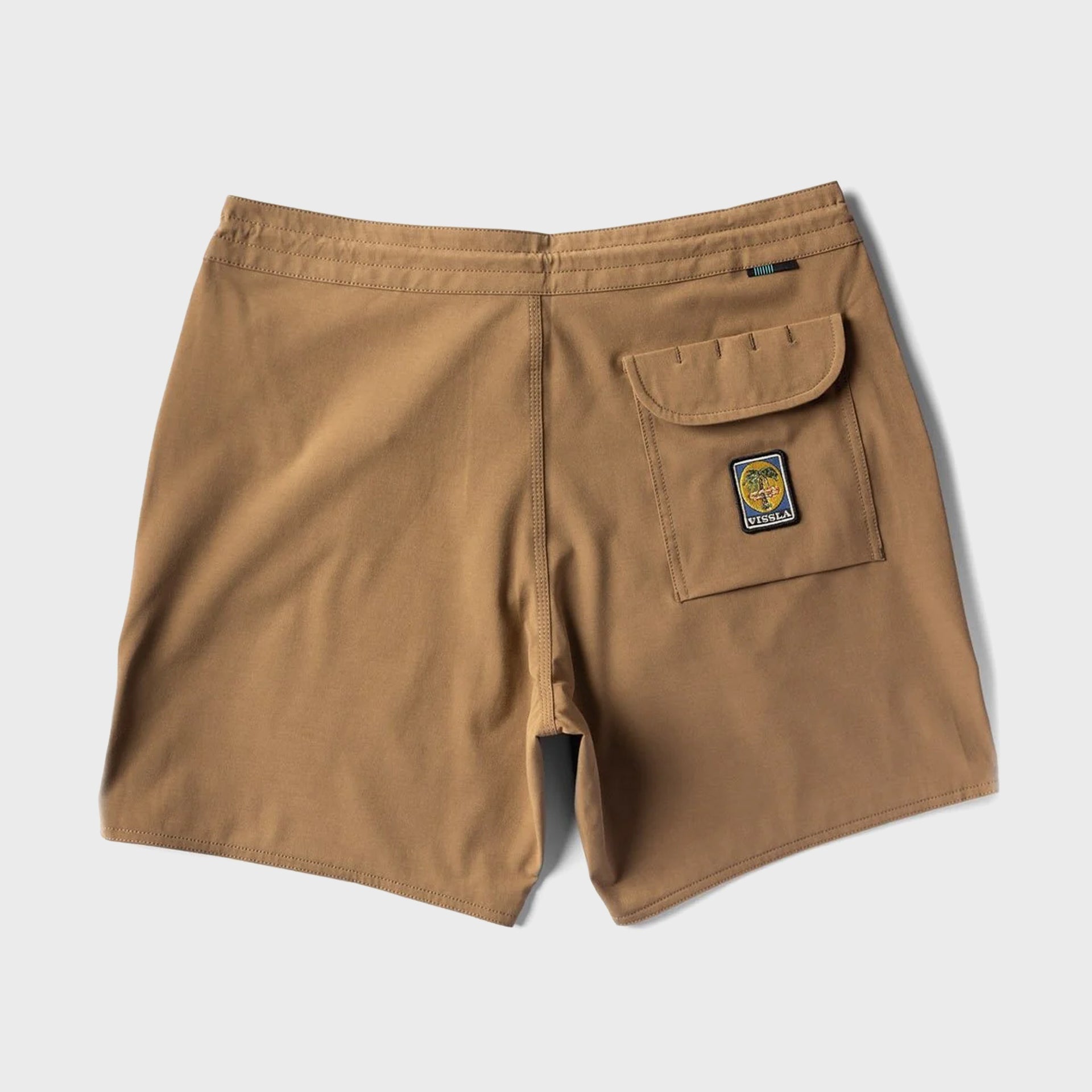 Vissla Mens Short Sets 16.5" Boardshorts - Dark Khaki - ManGo Surfing