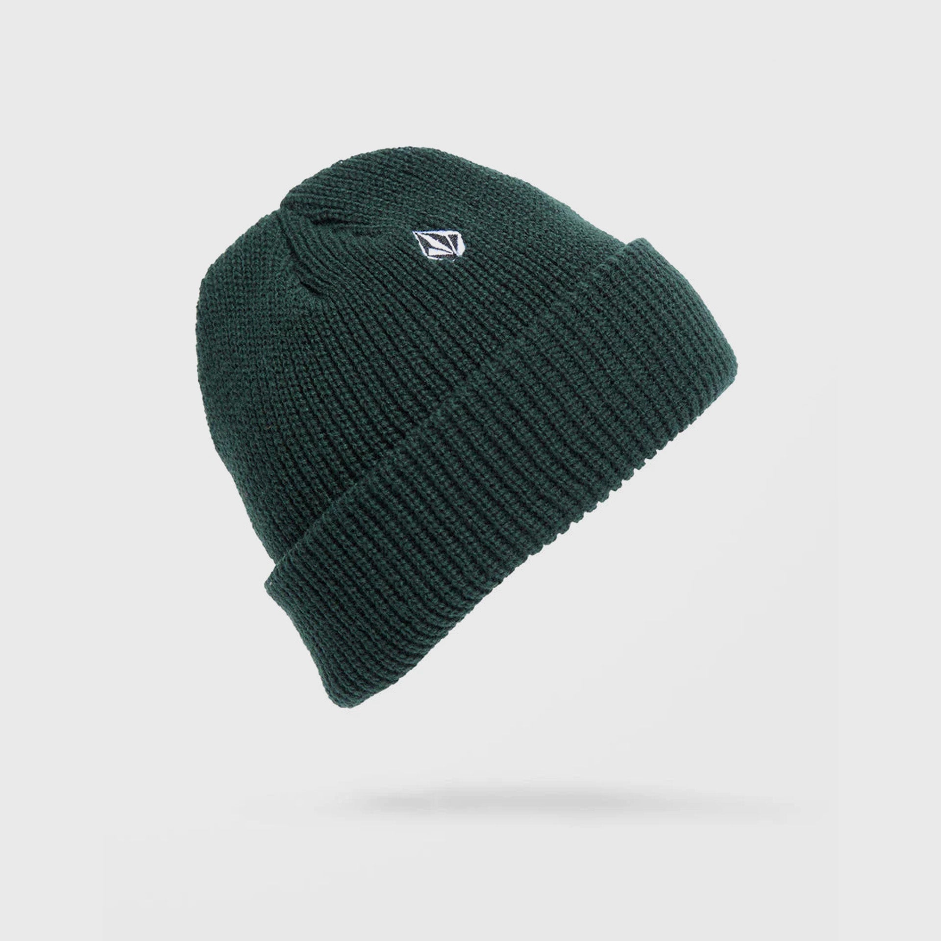Volcom Mens Full Stone Beanie Hat - One Size - Scarab - ManGo Surfing