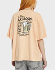 Volcom Womens My Guys T-Shirt - One Size - Peach