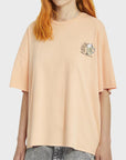 Volcom Womens My Guys T-Shirt - One Size - Peach