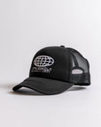 Rusty Domination Trucker Cap - One Size - Black - ManGo Surfing