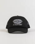 Rusty Domination Trucker Cap - One Size - Black - ManGo Surfing
