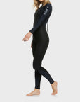 Womens's Roxy 3/2mm Prologue Back Zip Wetsuit - Black