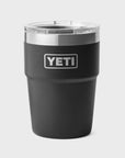Yeti Rambler 16 Oz (475 ML) Stackable Cup - Black - ManGo Surfing